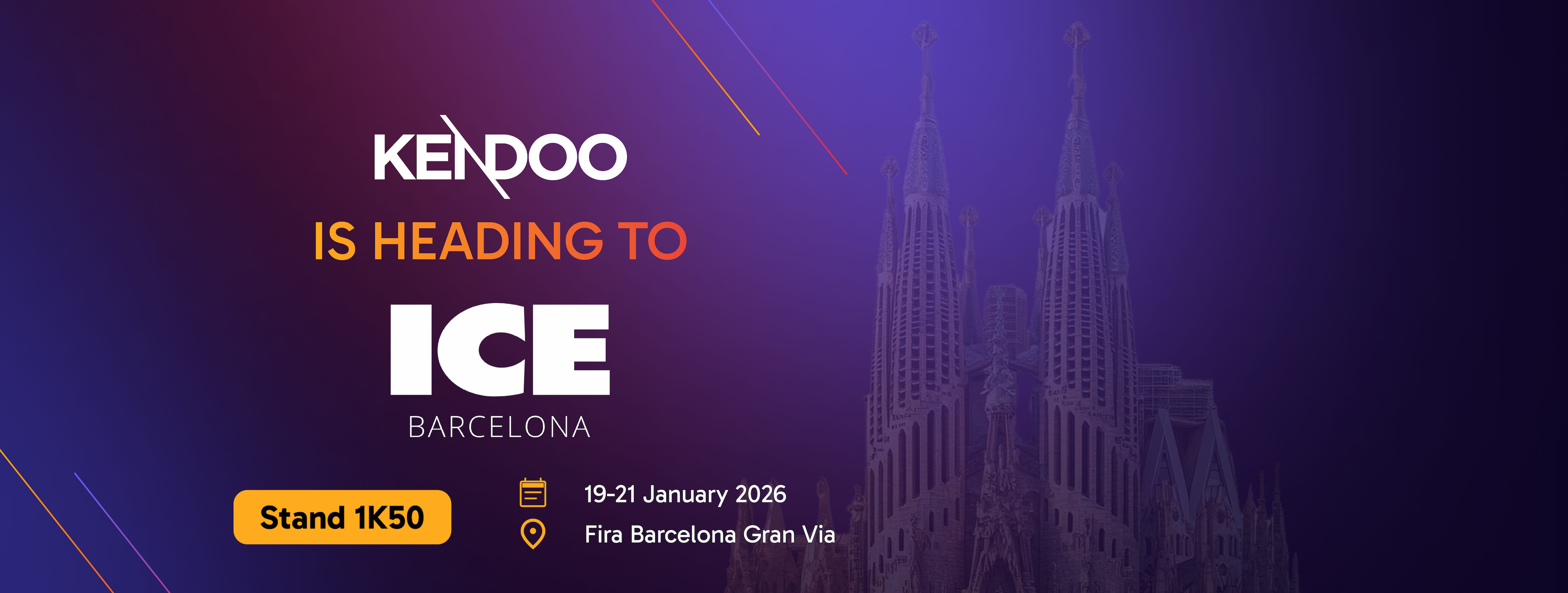 Kendoo to Exhibit at ICE Barcelona 2025