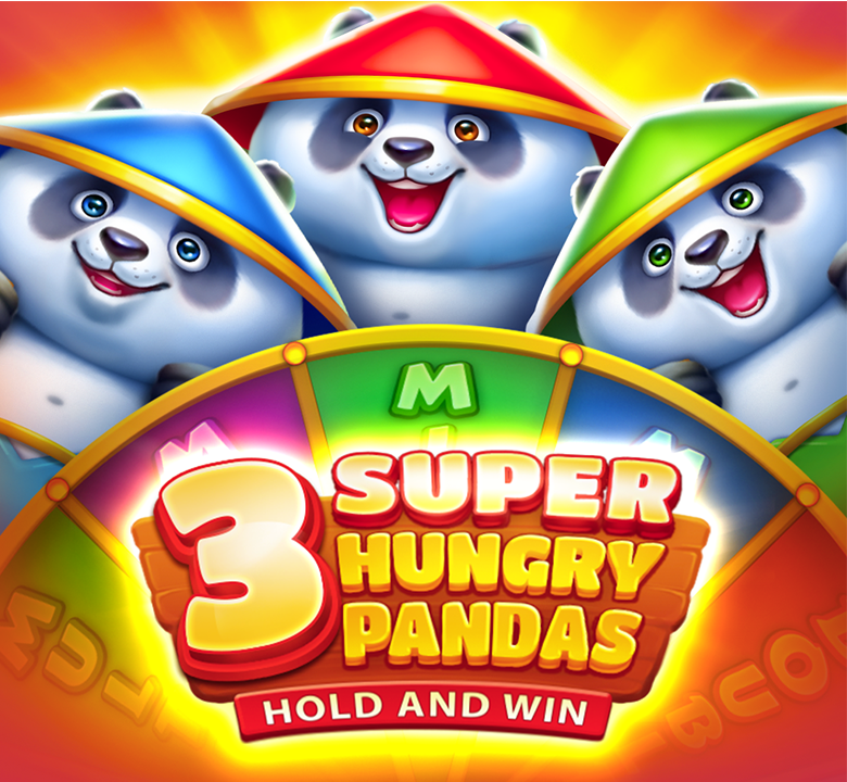 3 Super Hungry Pandas