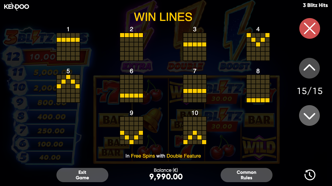 3 Blitz Hits Game Demo 26