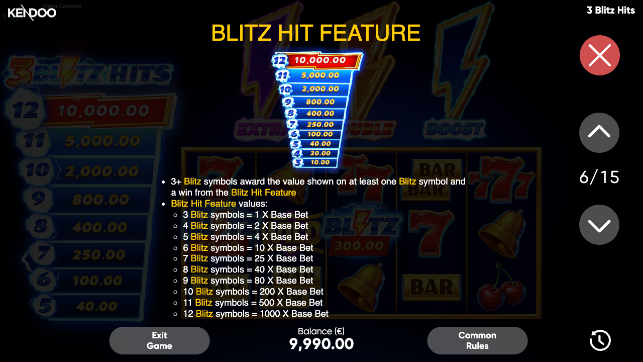 3 Blitz Hits Game Demo 17