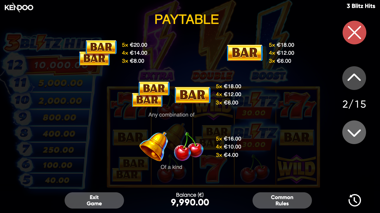 3 Blitz Hits Game Demo 13