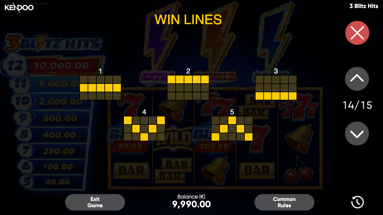 3 Blitz Hits Game Demo 25
