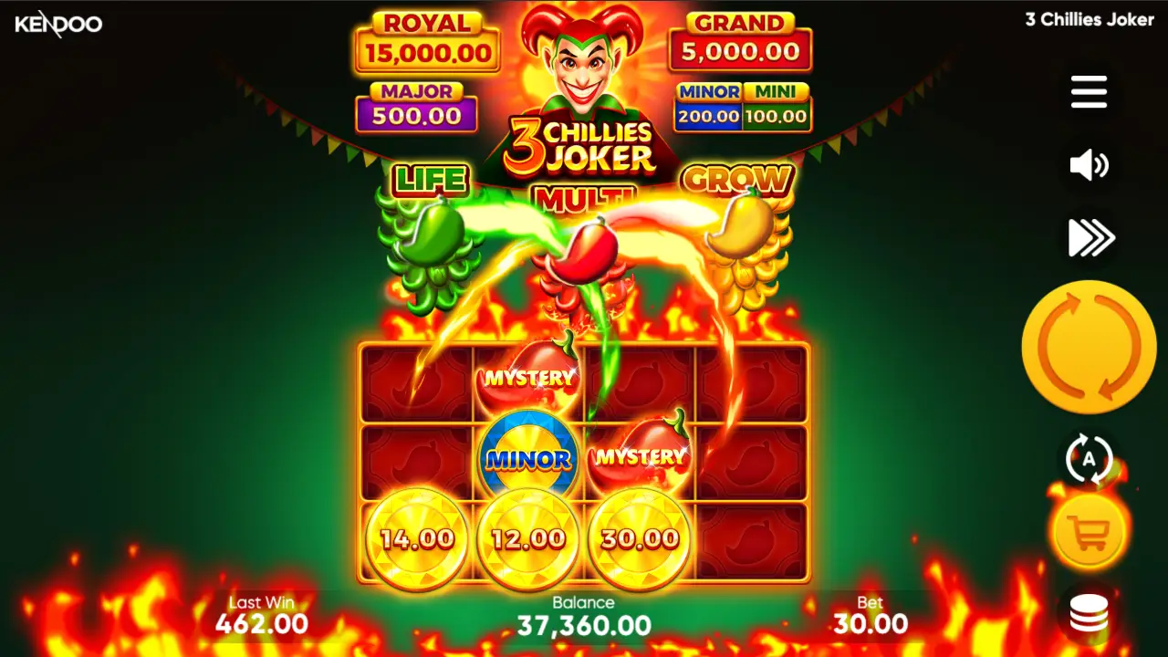 3 Chillies Joker Game Demo 3
