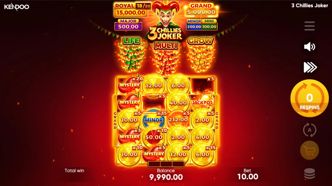 3 Chillies Joker Game Demo 6