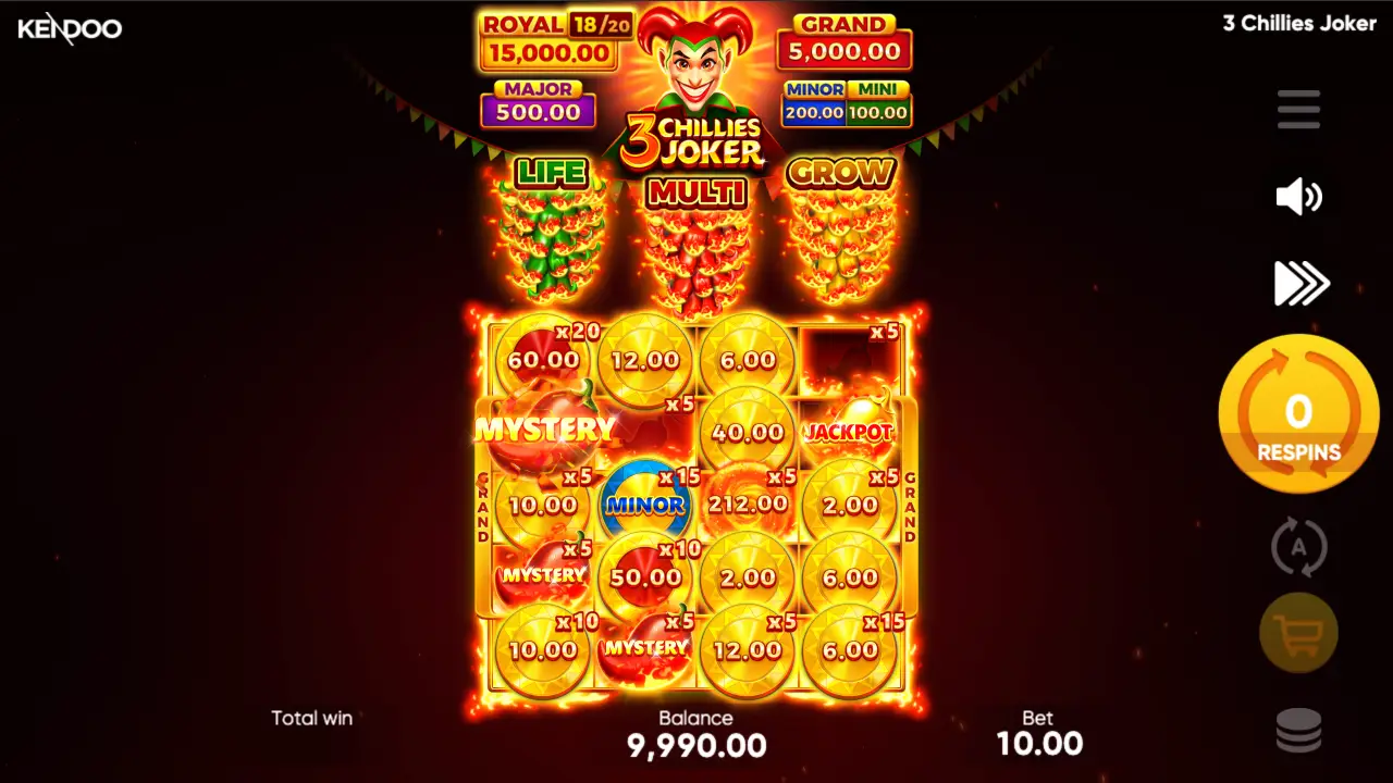 3 Chillies Joker Game Demo 10