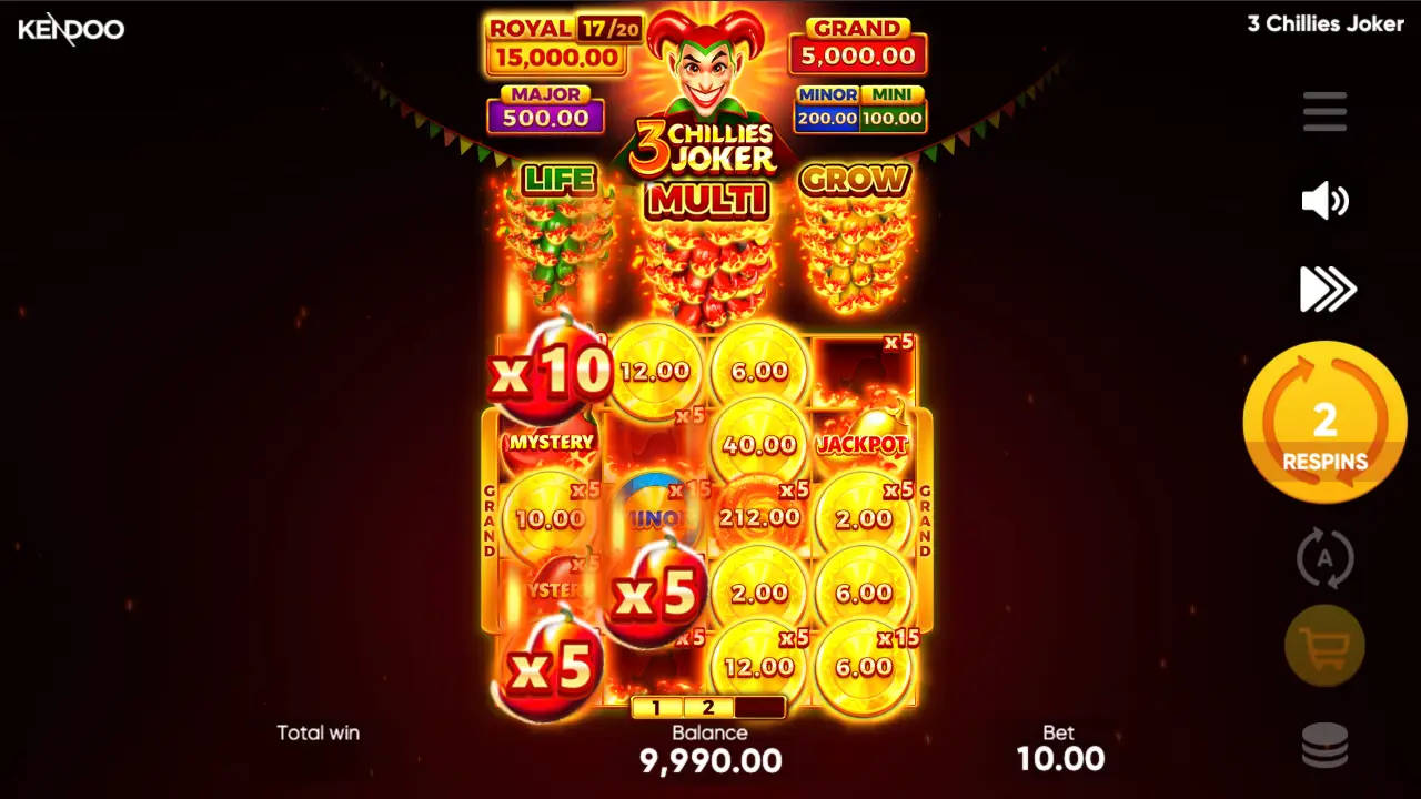 3 Chillies Joker Game Demo 12