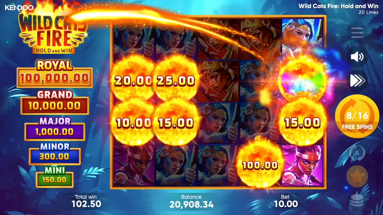 Wild Cats Fire Game Demo 3