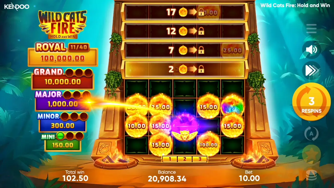 Wild Cats Fire Game Demo 5