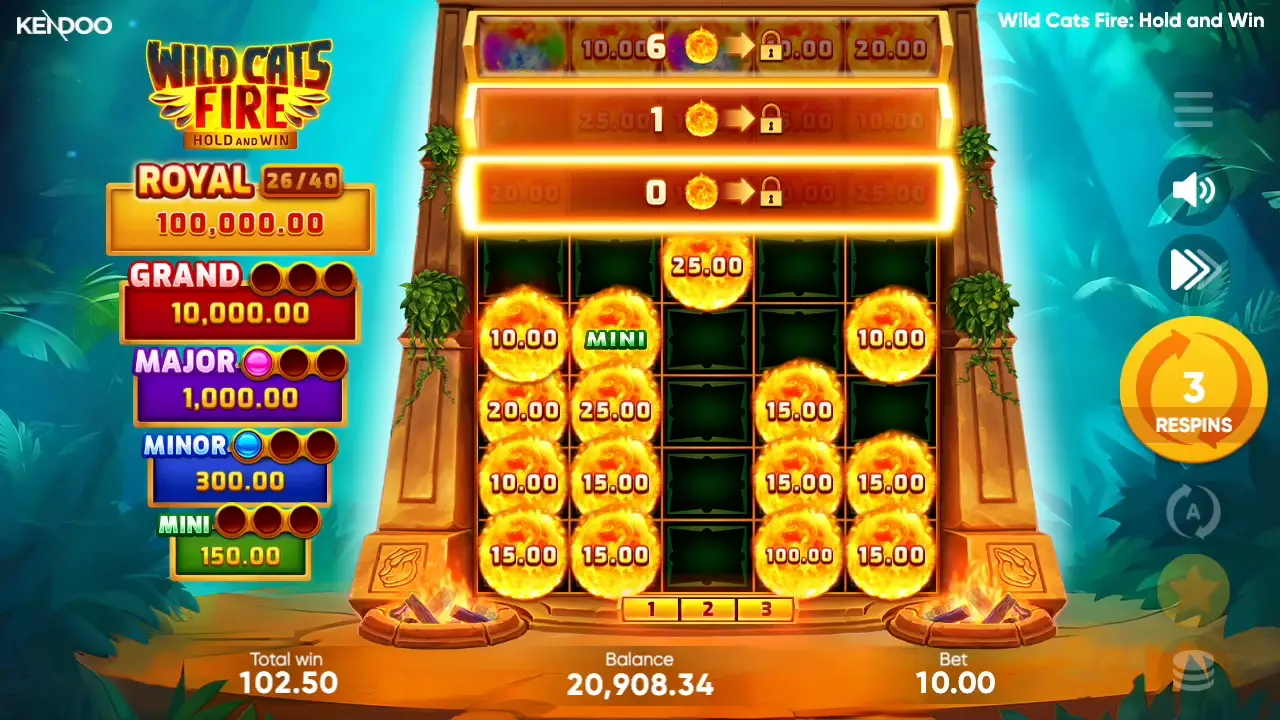 Wild Cats Fire Game Demo 6