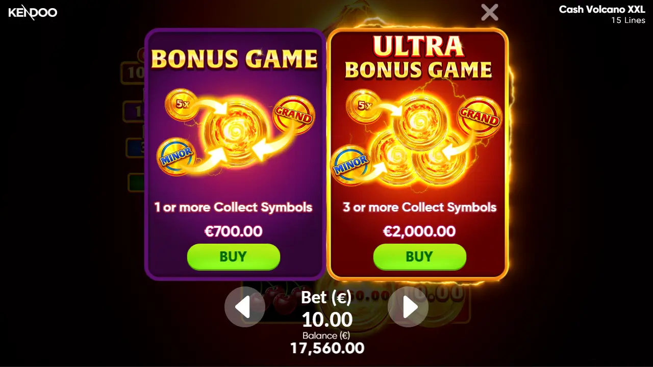 Cash Volcano XXL Game Demo 6