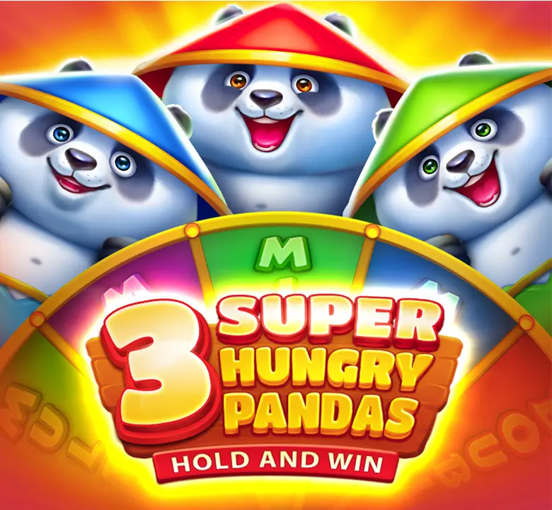 3 Super Hungry Pandas