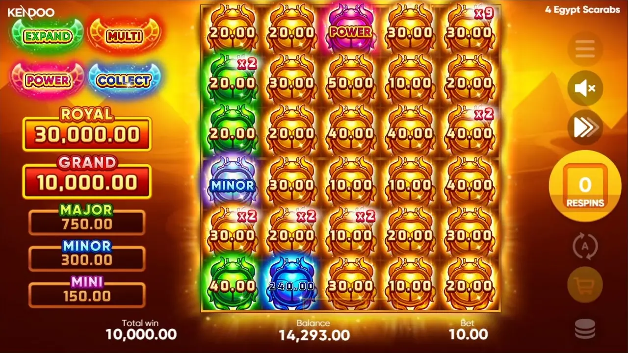 4 Egypt Scarabs Game Demo 15