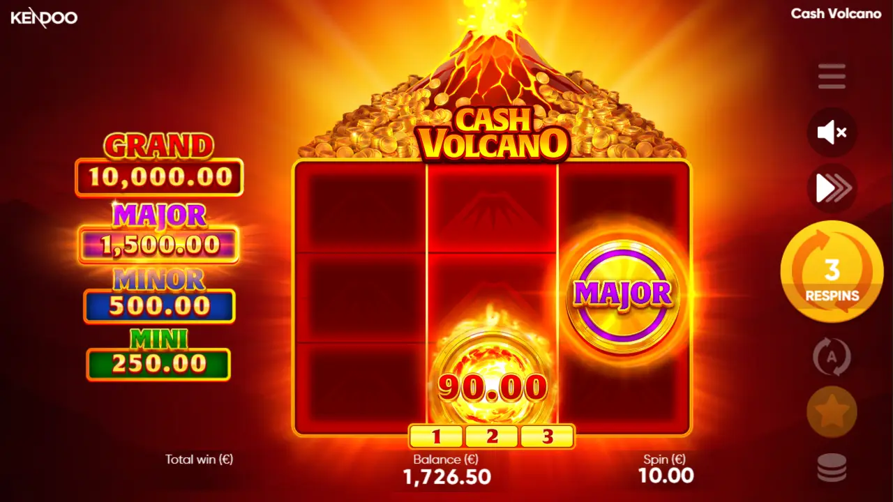 Cash Volcano Game Demo 6