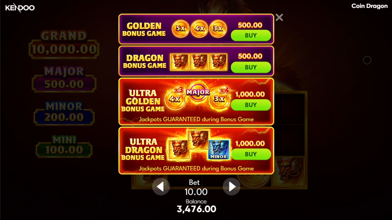 Coin Dragon Game Demo 3
