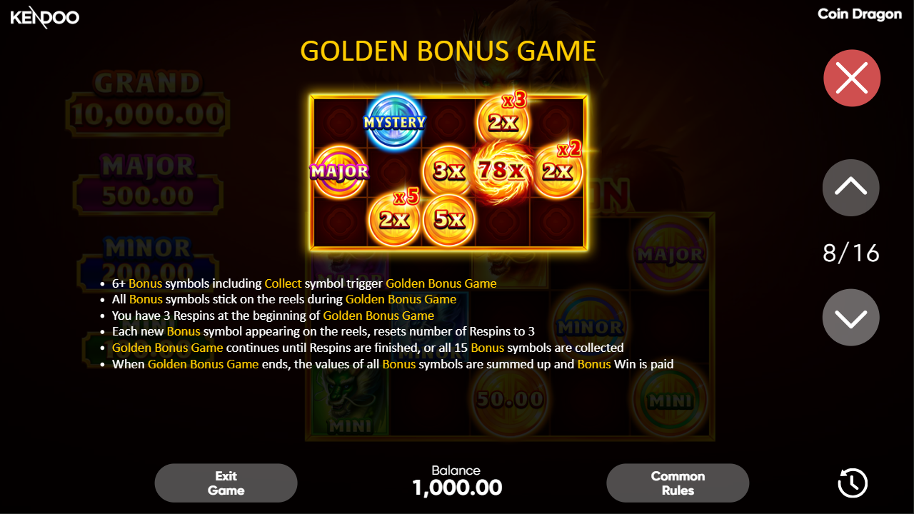 Coin Dragon Game Demo 21