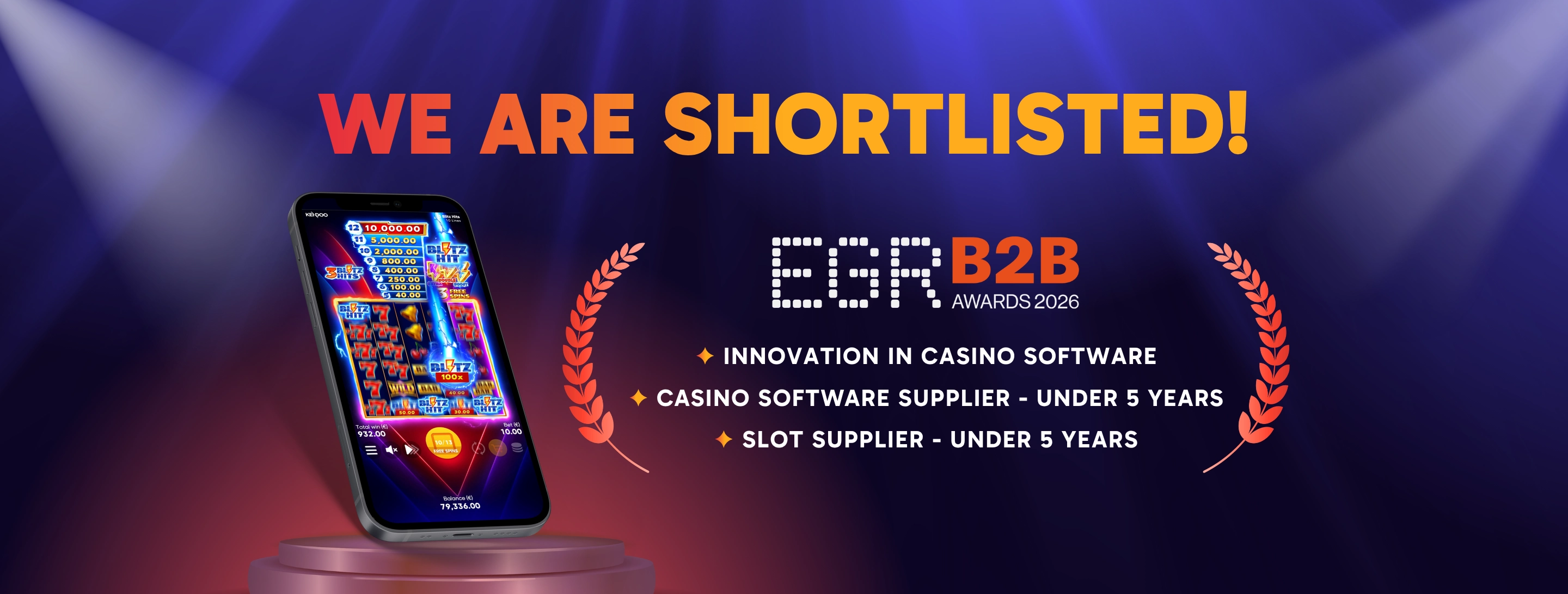 Shortlisted for Three Categories at EGR B2B Awards 2026